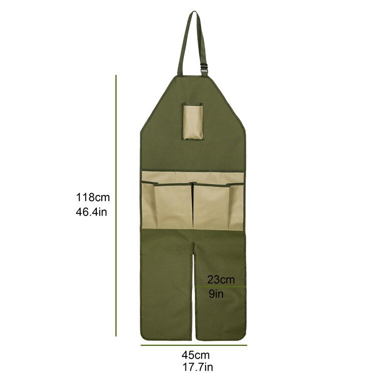 Full-Body Garden Work Apron with Pockets