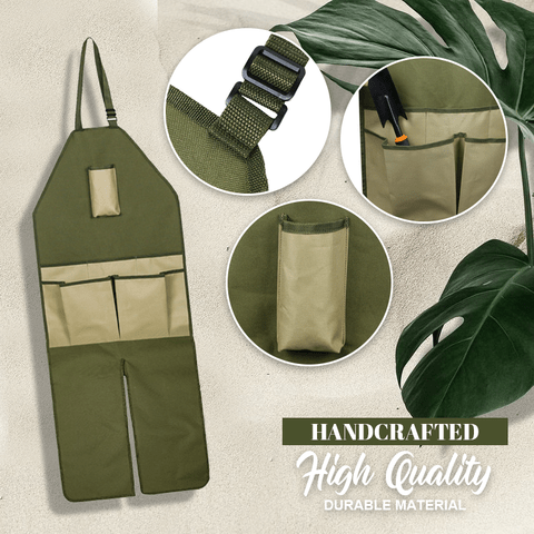 Full-Body Garden Work Apron with Pockets
