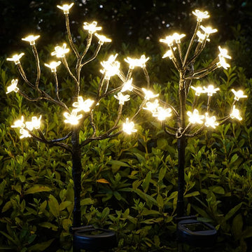Cherry Blossom Solar LED Tree Lights