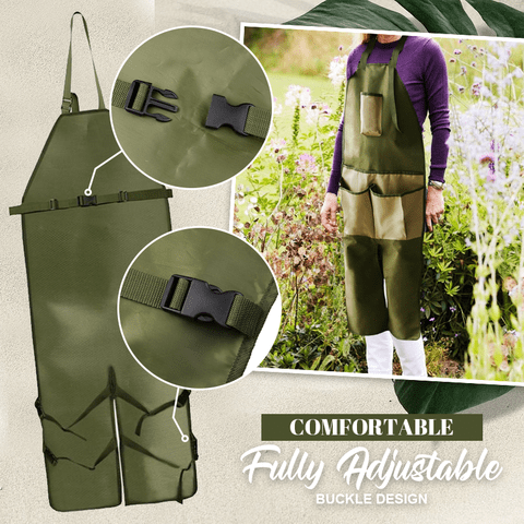 Full-Body Garden Work Apron with Pockets