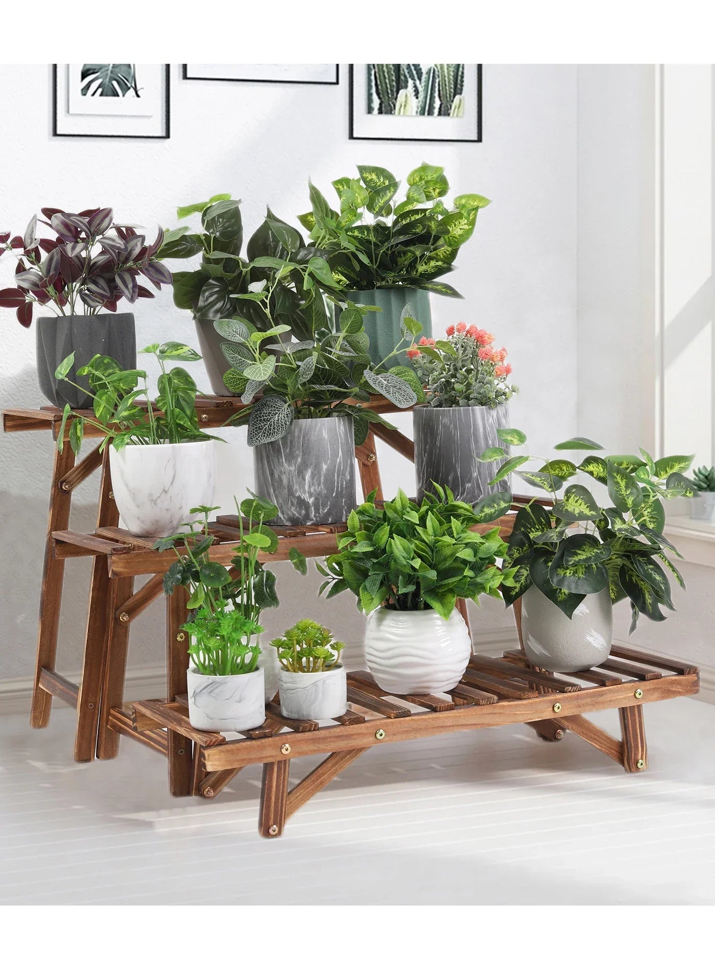 3-Tier Metal Plant Display Stand
