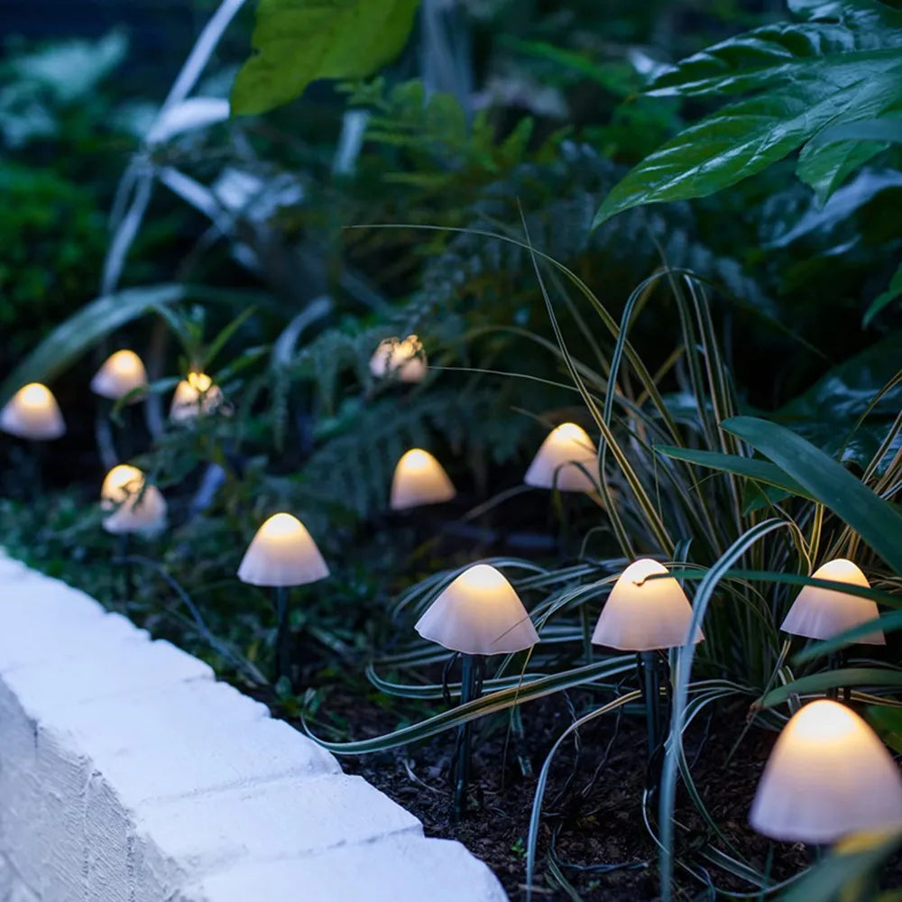 Solar Mushroom Garden Stake Light
