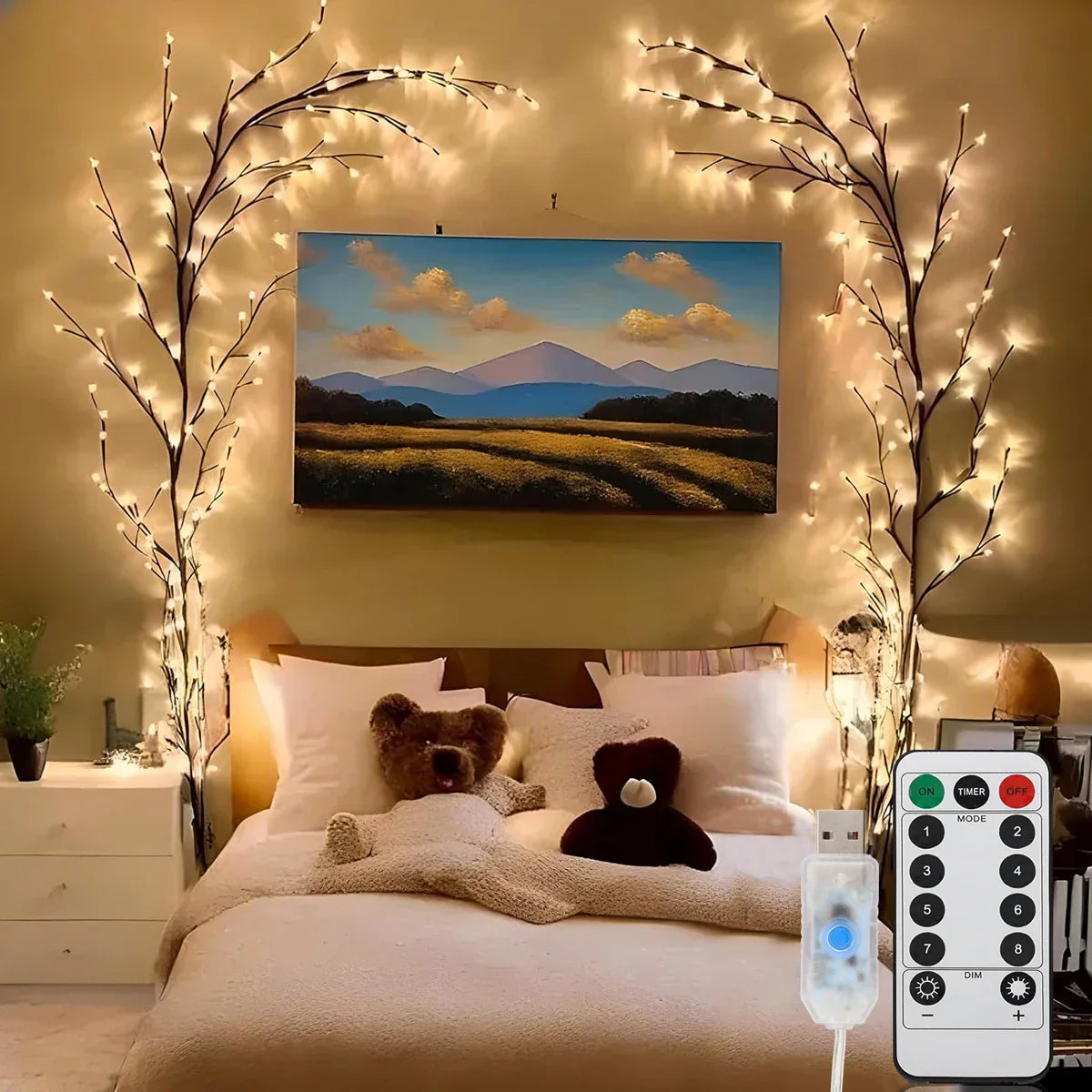 Flexible Willow Branch LED Vine Lights