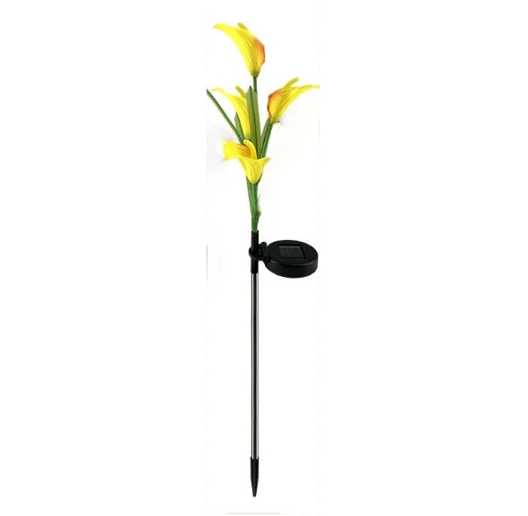 Solar Lily Flower Garden Stake Lights