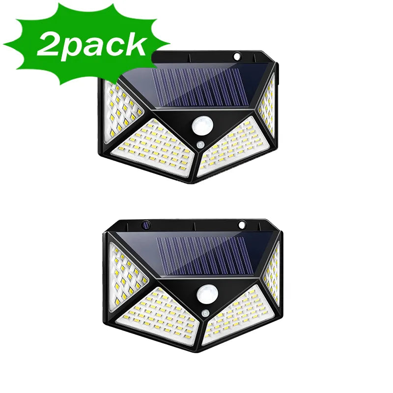 Solar Motion Sensor Outdoor Wall Lamp