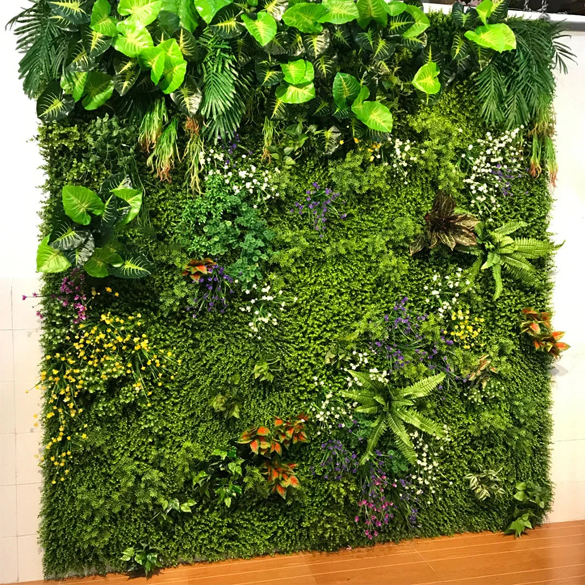 Faux Greenery Garden Wall Panel