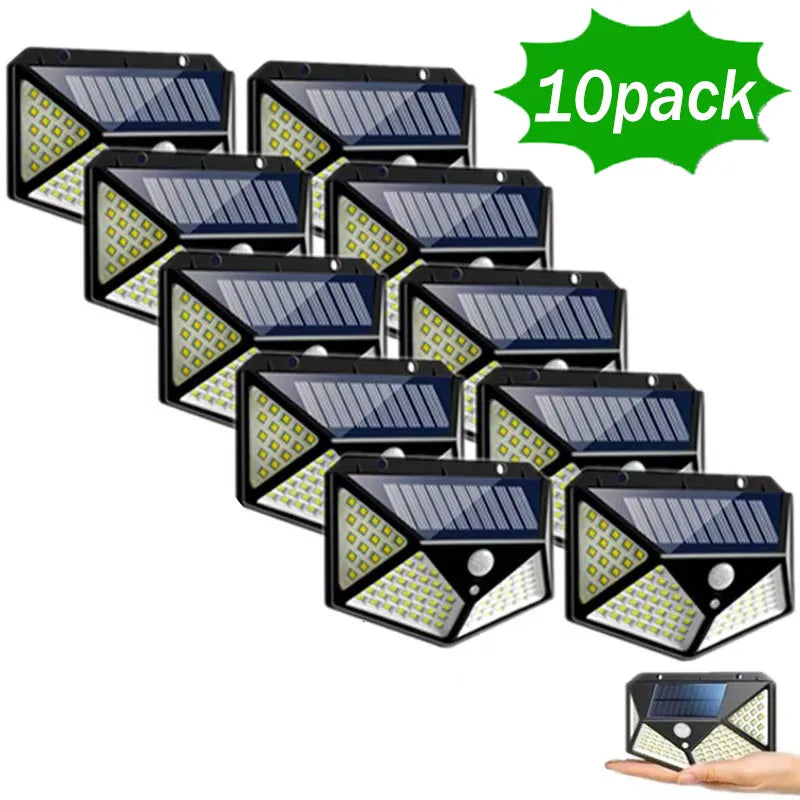 Solar Motion Sensor Outdoor Wall Lamp