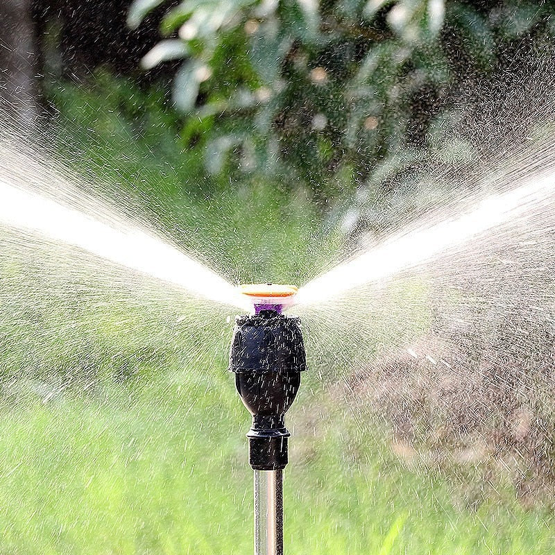 Tripod Lawn Sprinkler with 360° Rotation