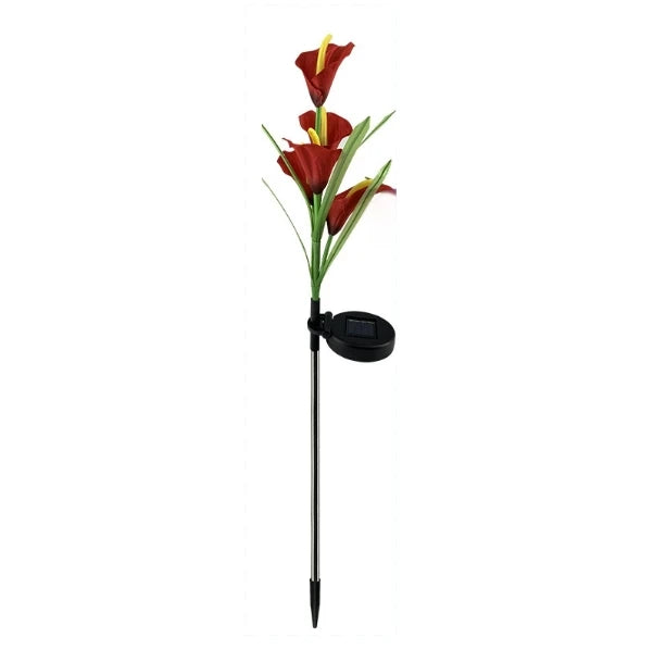 Solar Lily Flower Garden Stake Lights