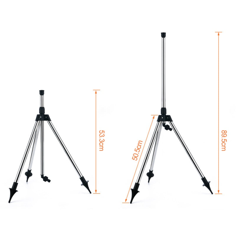 Tripod Lawn Sprinkler with 360° Rotation