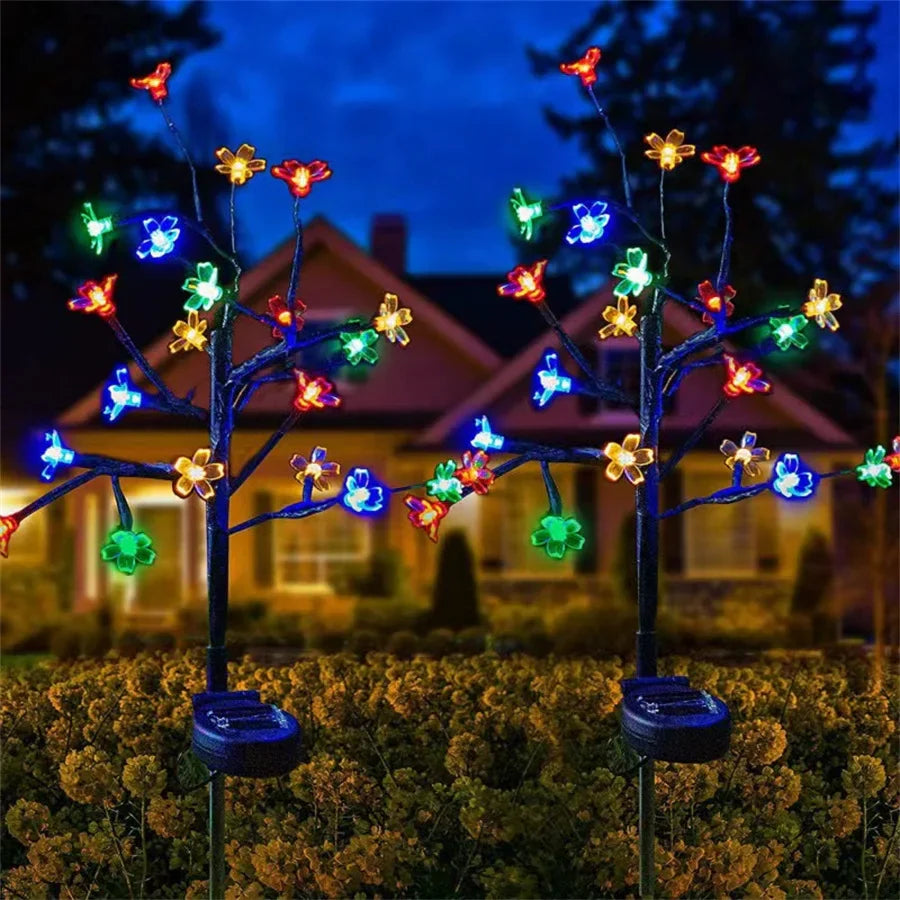 Cherry Blossom Solar LED Tree Lights
