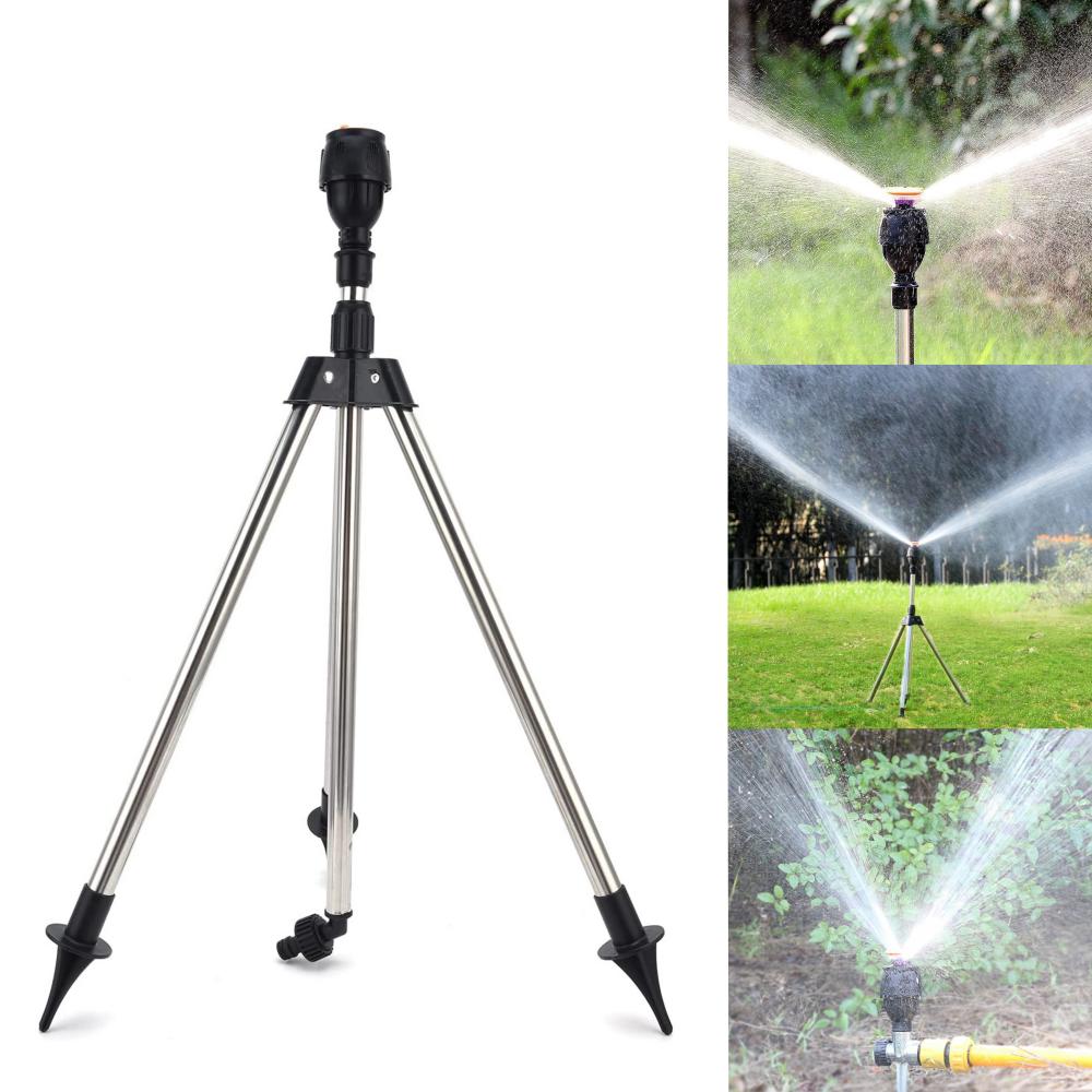 Tripod Lawn Sprinkler with 360° Rotation