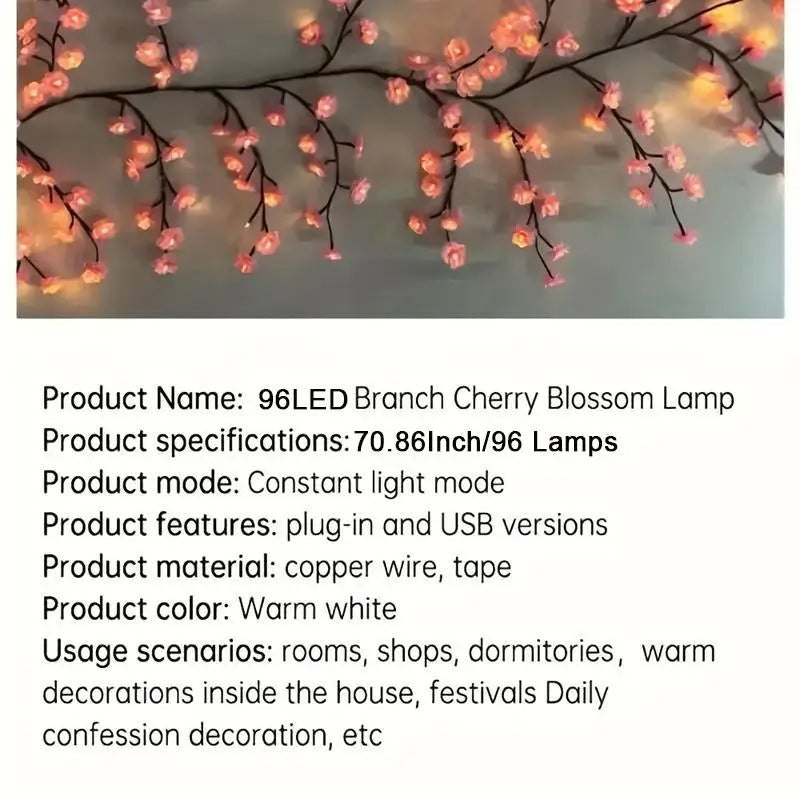 LED Cherry Blossom Branch Tree Light