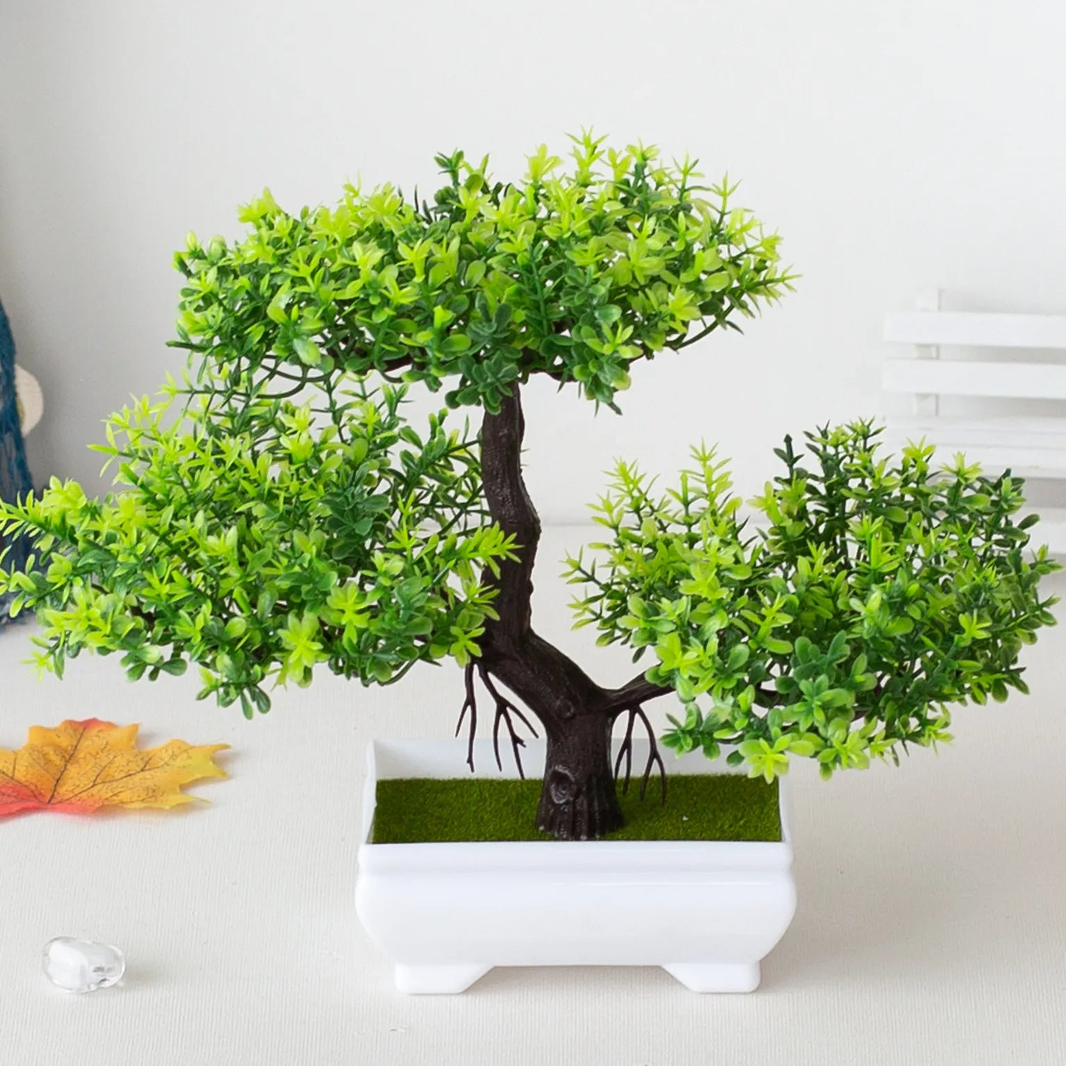 Faux Bonsai Tree in Ceramic Pot