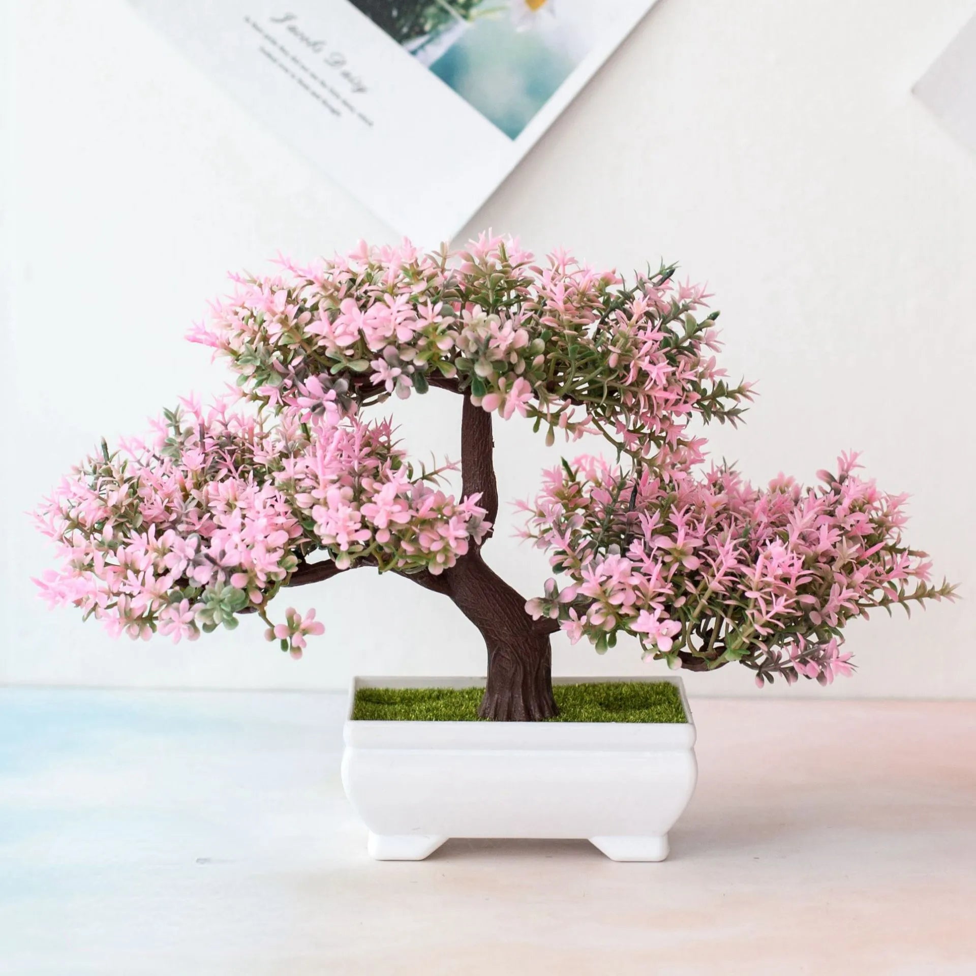Faux Bonsai Tree in Ceramic Pot