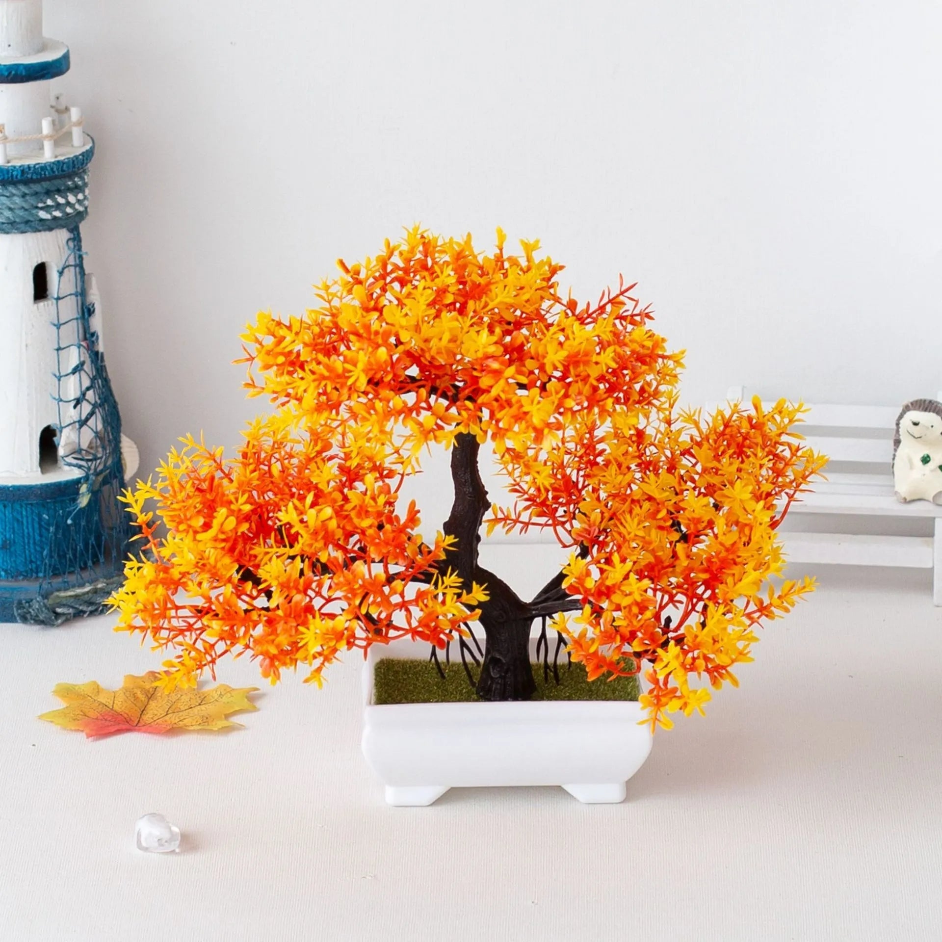 Faux Bonsai Tree in Ceramic Pot