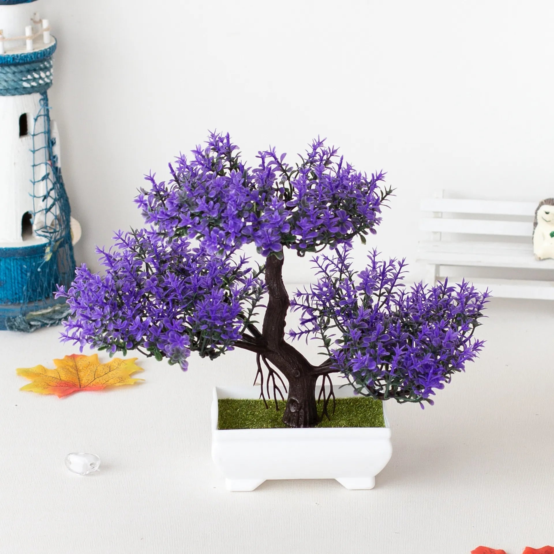 Faux Bonsai Tree in Ceramic Pot
