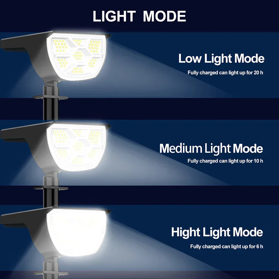 Solar LED Garden Spotlights (Waterproof)