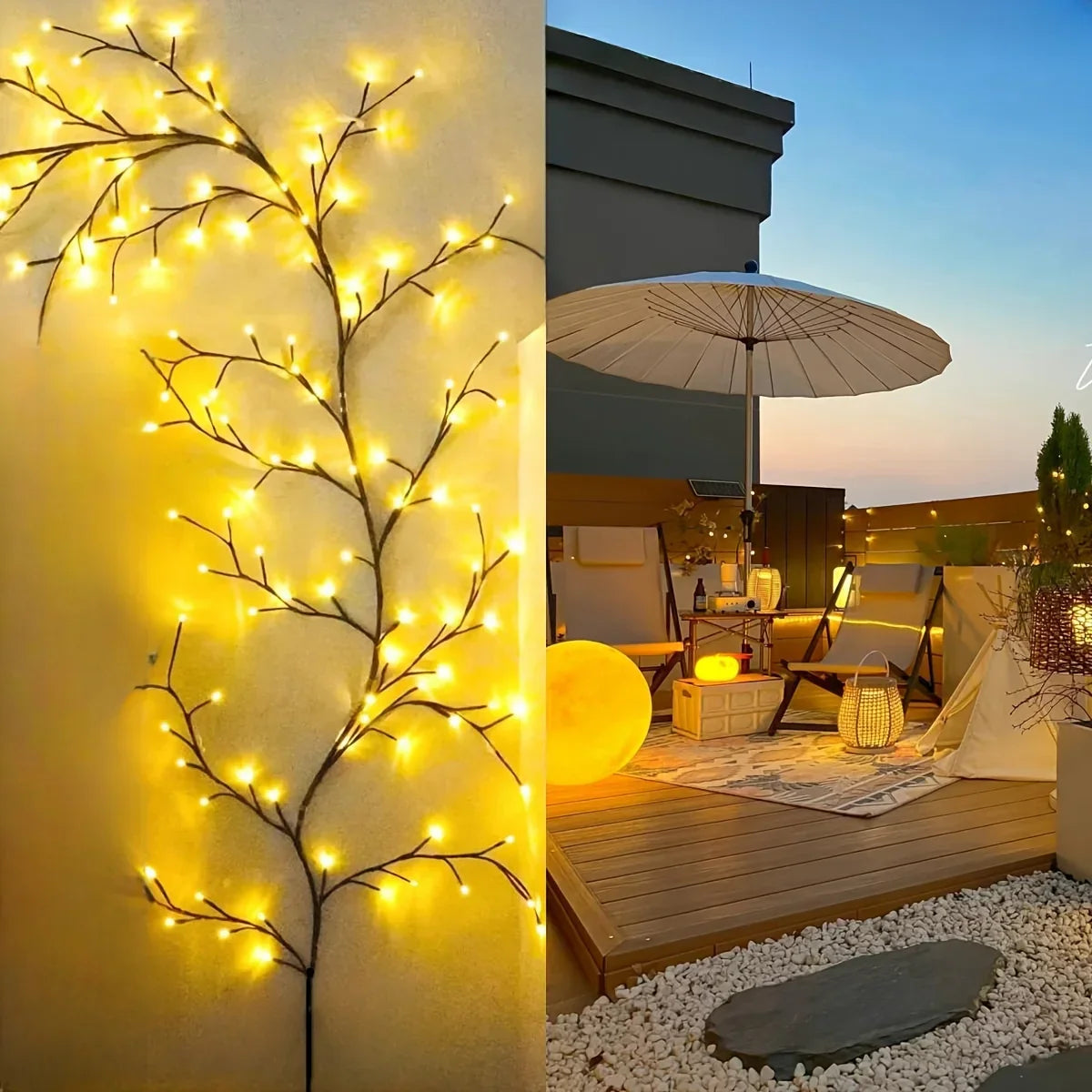 Flexible Willow Branch LED Vine Lights