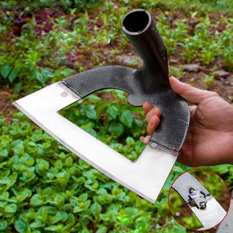 Hardened Steel Hollow Garden Hoe