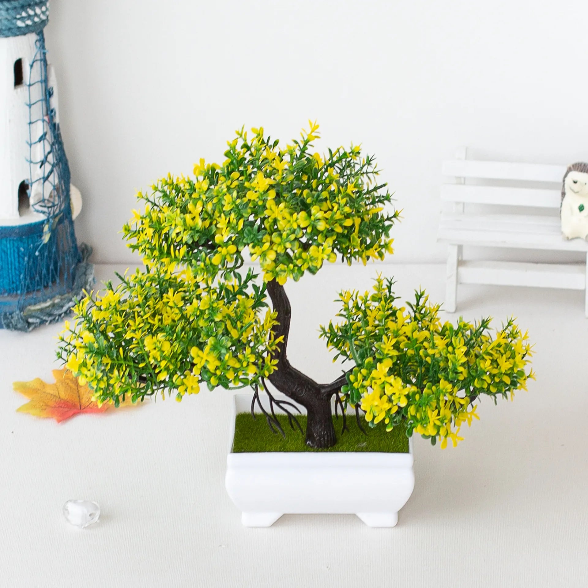 Faux Bonsai Tree in Ceramic Pot