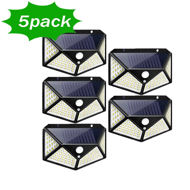 Solar Motion Sensor Outdoor Wall Lamp