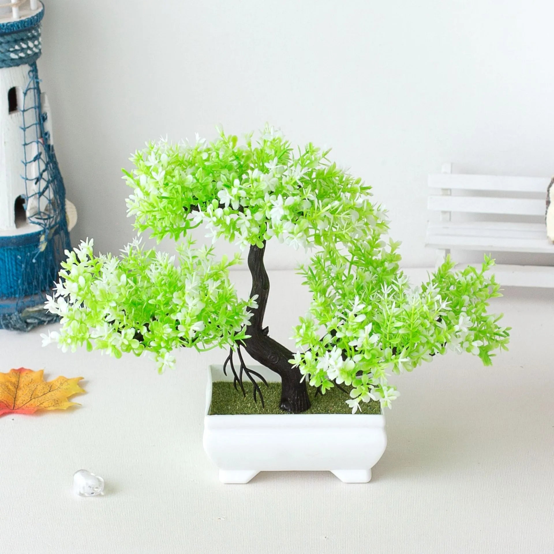 Faux Bonsai Tree in Ceramic Pot