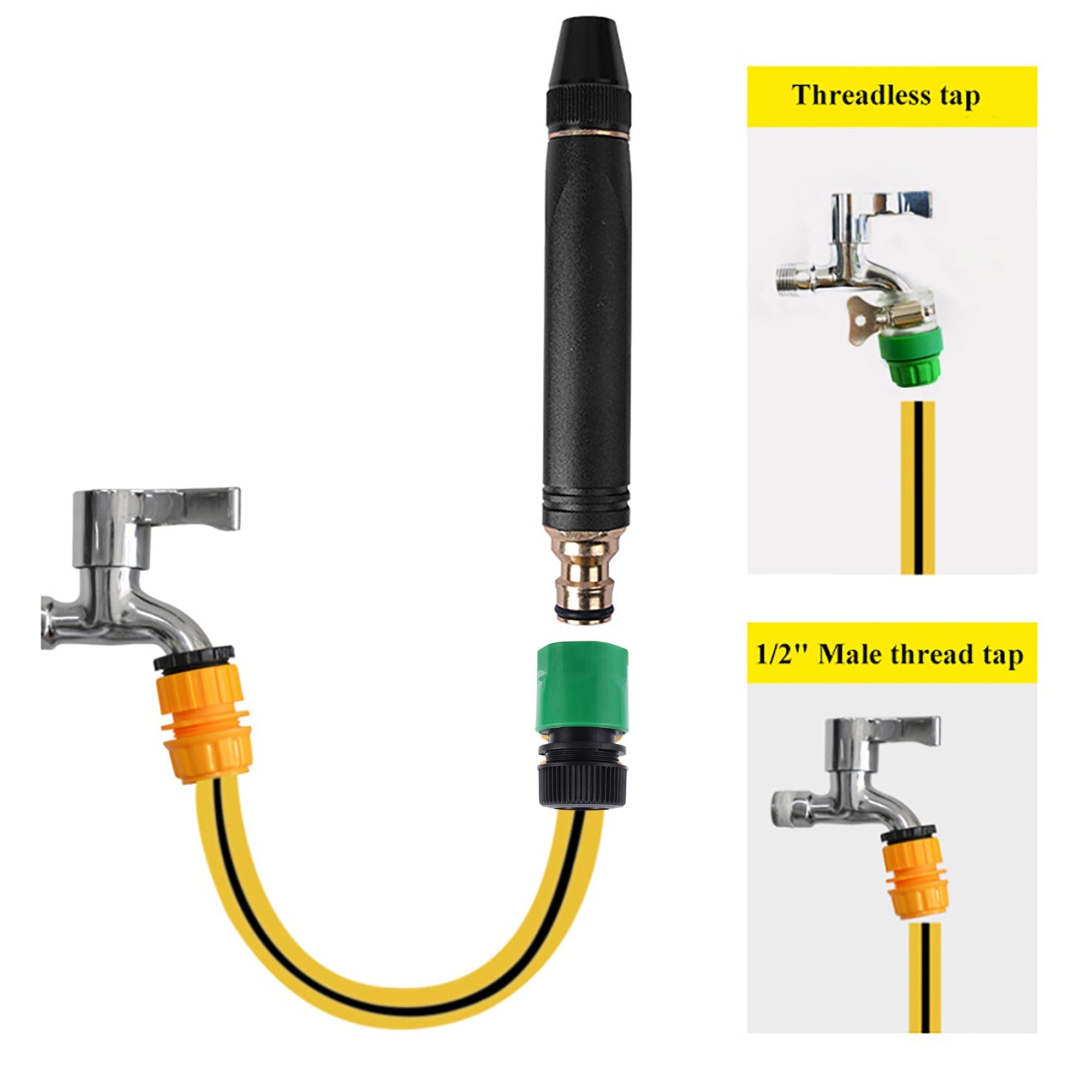 Heavy Duty High-Pressure Hose Spray Nozzle