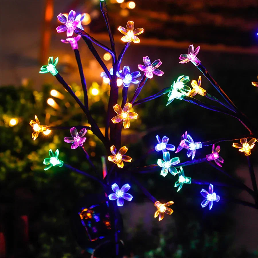 Cherry Blossom Solar LED Tree Lights