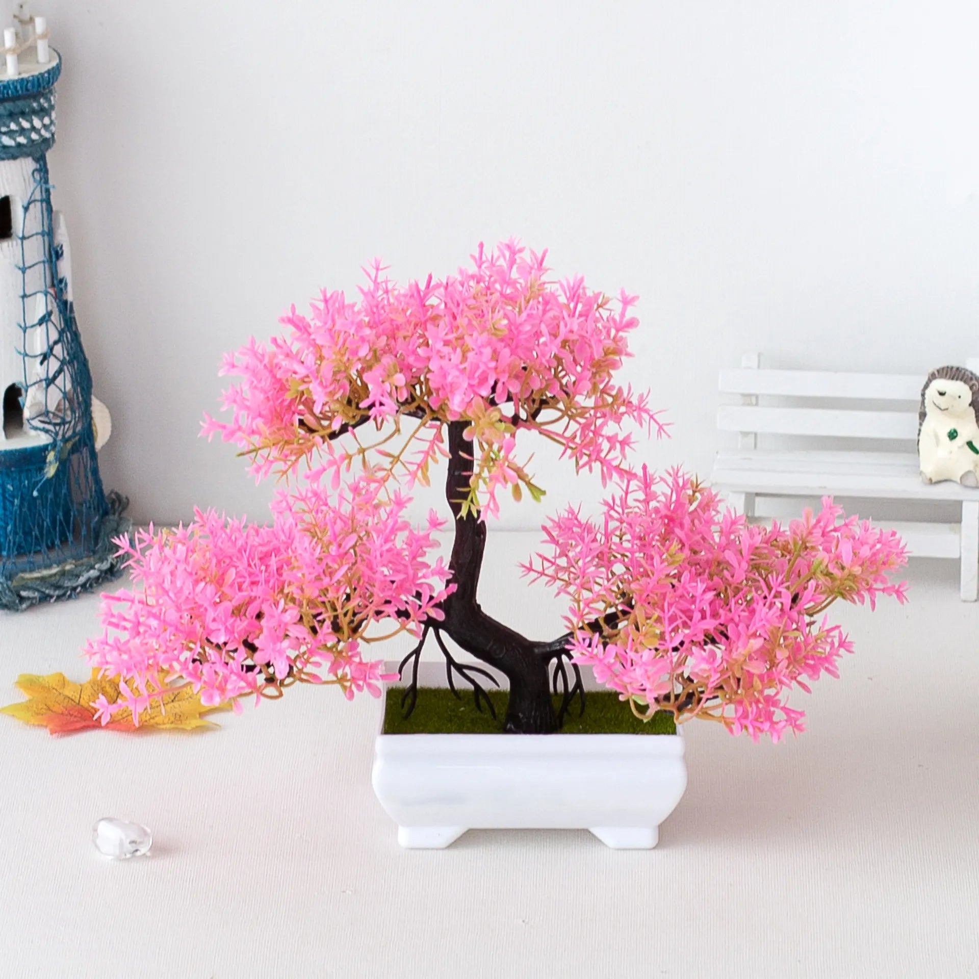 Faux Bonsai Tree in Ceramic Pot