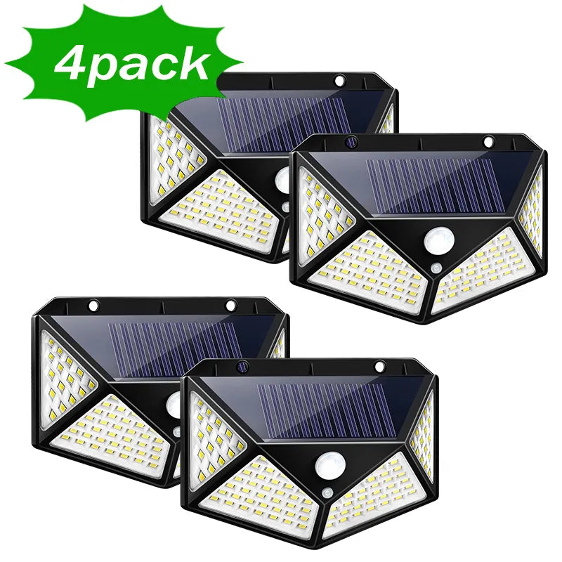Solar Motion Sensor Outdoor Wall Lamp