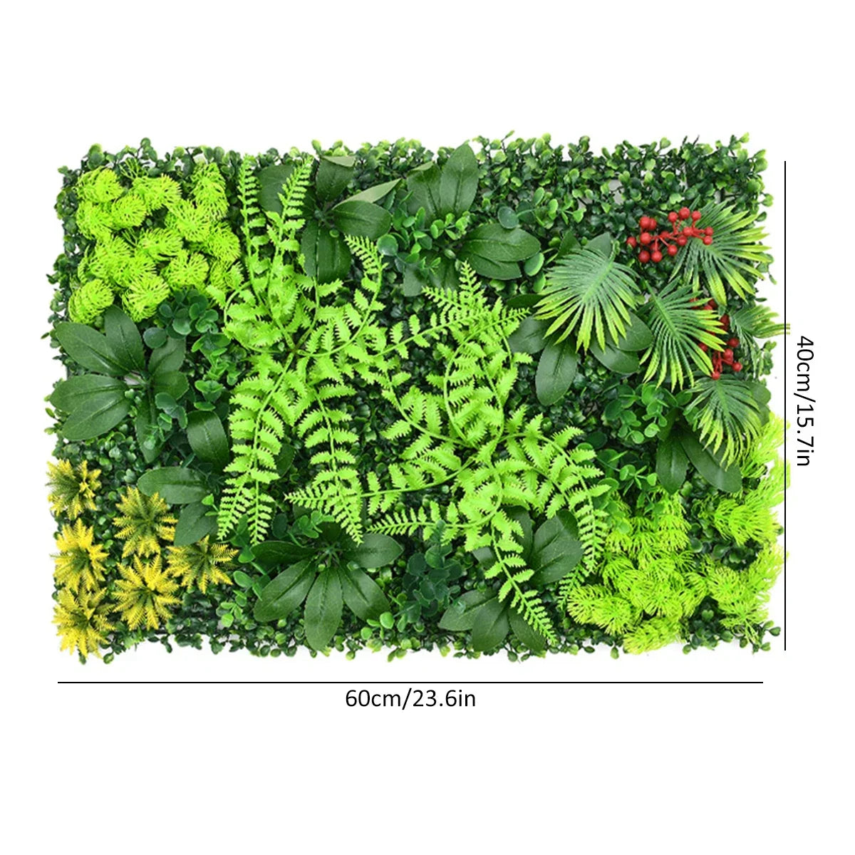 Faux Greenery Garden Wall Panel