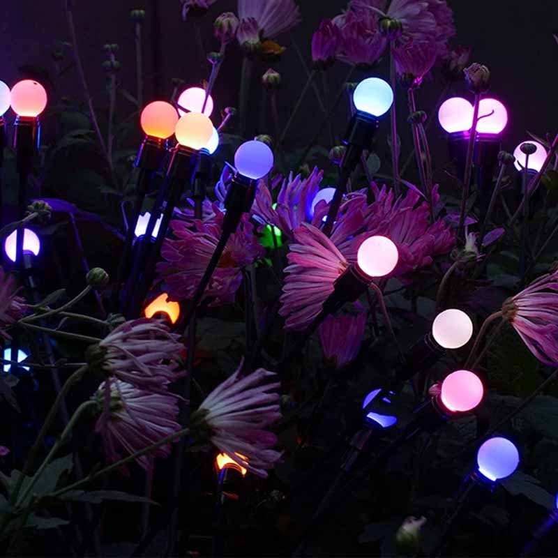 Solar Firefly Pathway Lights (Warm Glow)