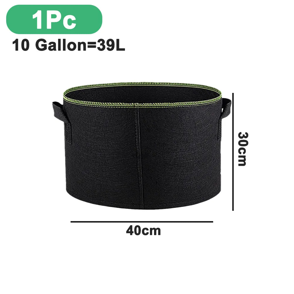 Breathable Fabric Grow Pots with Handles