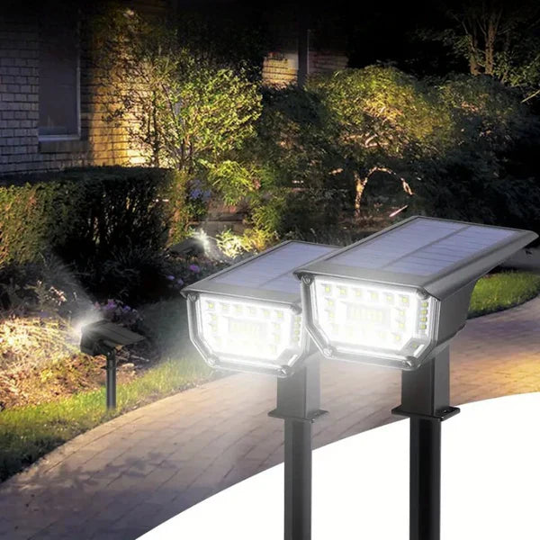 Solar LED Garden Spotlights (Waterproof)