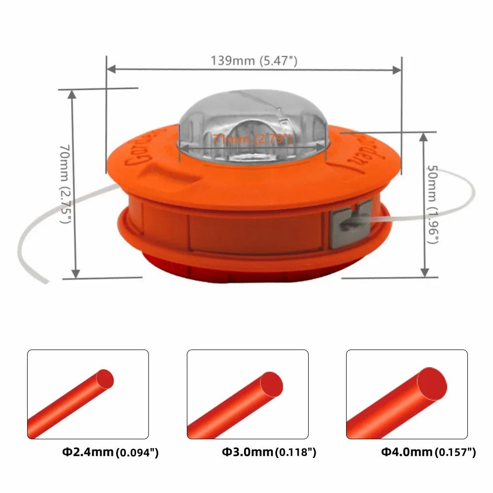 Universal Bump Feed String Trimmer Head