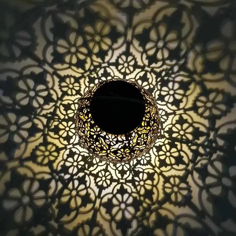 Vintage Solar Hanging Lantern (Outdoor)