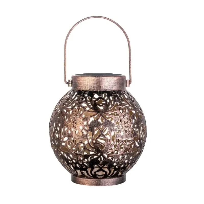 Vintage Solar Hanging Lantern (Outdoor)